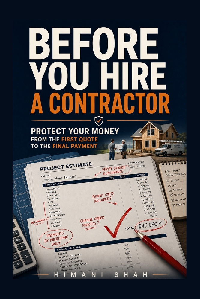 Before You Hire a Contractor: Protect Your Money From the First Quote to the Final Payment cover