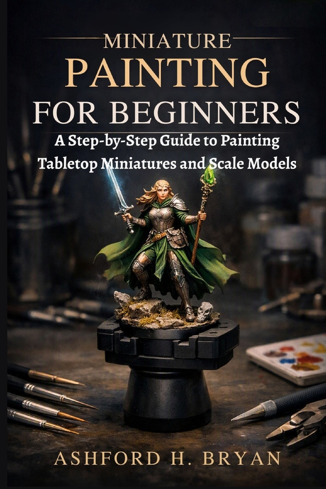 Miniature Painting for Beginners: A Step-by-Step Guide to Painting Tabletop Miniatures and Scale Models cover