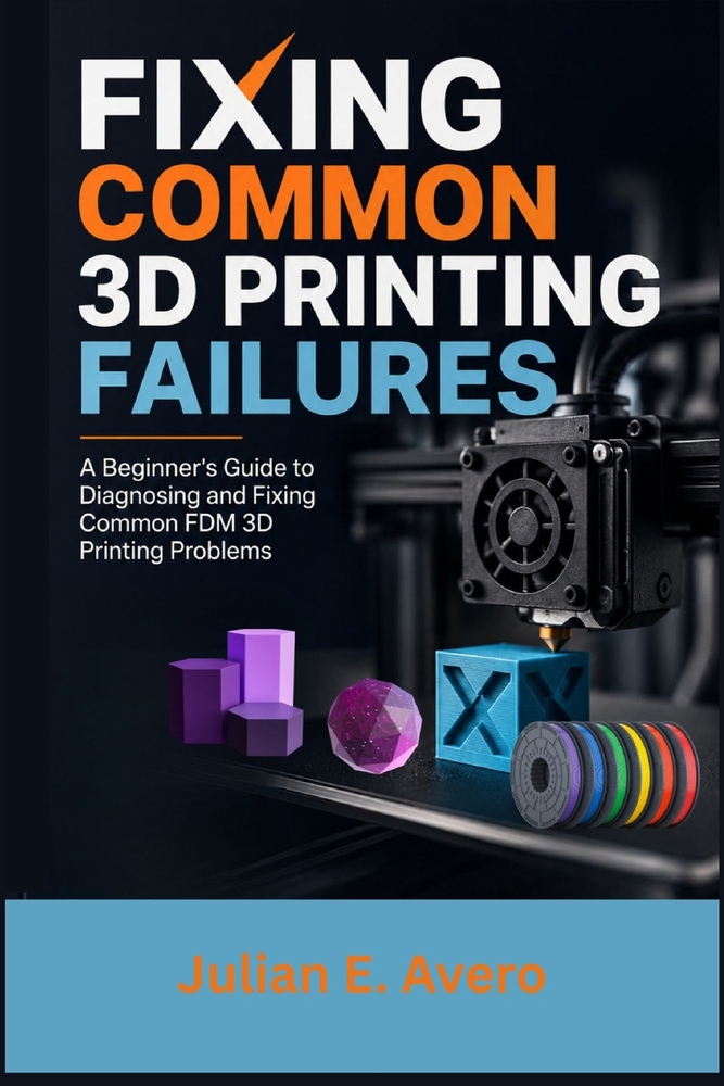 Fixing Common 3D Printing Failures: A Beginner's Guide to Diagnosing and Fixing Common FDM 3D Printing Problems cover