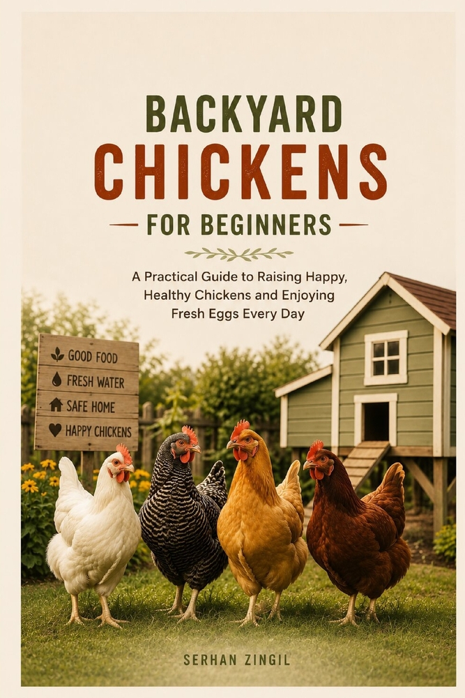 Backyard Chickens for Beginners: A Practical Guide to Choosing the Right Breeds, Building a Safe Coop, Raising Healthy Chickens, and Enjoying Fresh Eg cover