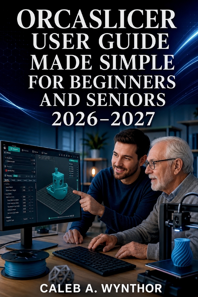 Orcaslicer User Guide Made Simple for Beginners and Seniors 2026-2027: Learn to Configure Printers, Prepare Models, Calibrate Filaments, Manage Suppor cover