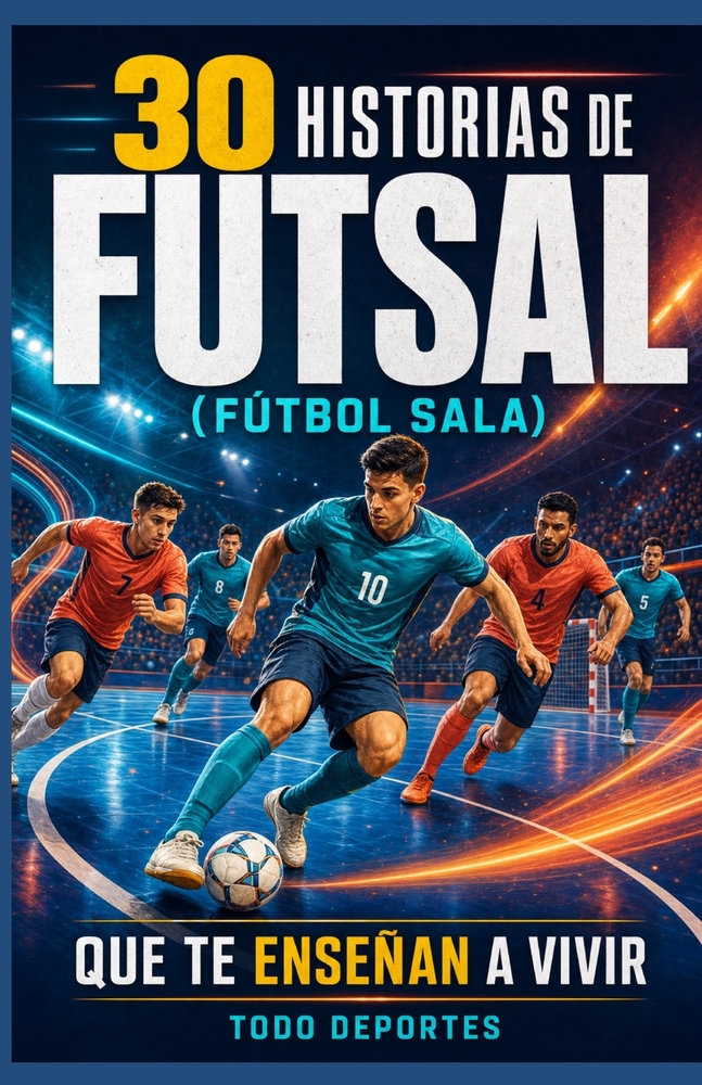30 historias de Futsal que te enseñan a vivir: Fútbol sala: lecciones de esfuerzo, resiliencia, liderazgo y trabajo en equipo dentro y fuera de la pis cover