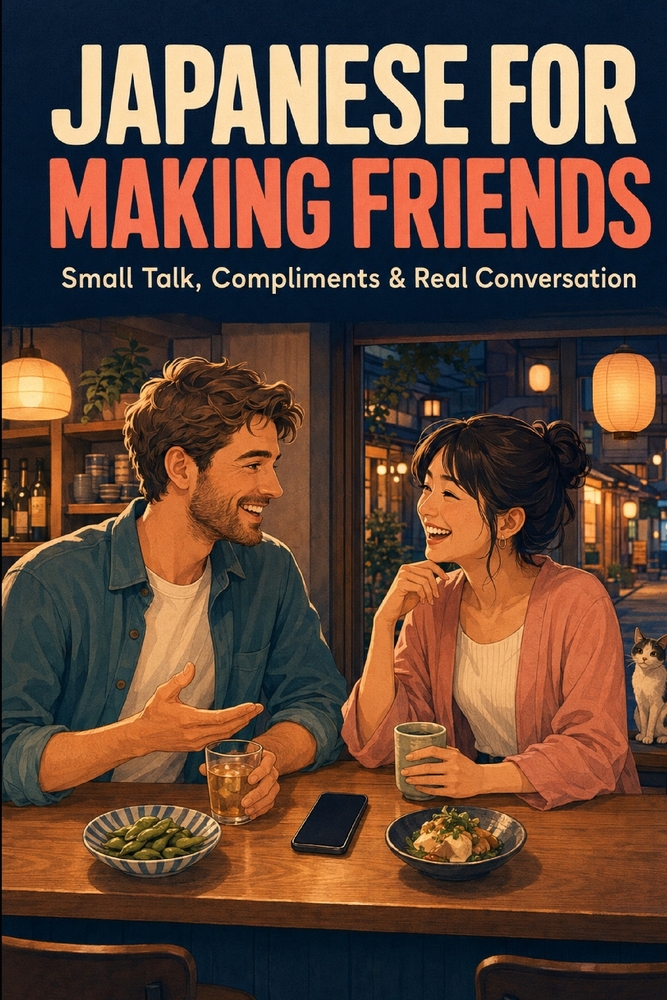 Japanese for Making Friends: Small Talk, Compliments & Real Conversation cover