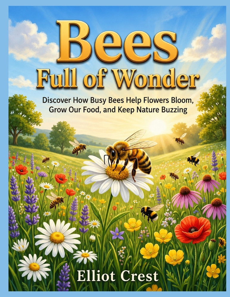 Bees: Full of Wonder: Discover How Busy Bees Help Flowers Bloom, Grow Our Food, and Keep Nature Buzzing cover