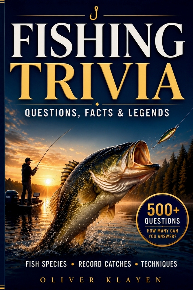 Fishing Trivia: Questions, Facts & Legends: 500+ Questions on Freshwater & Saltwater Fish Species, Record Catches, Tackle, Techniques & Fishing Histor cover