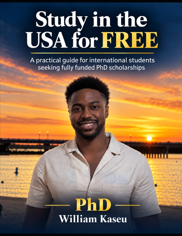 Study for FREE in the USA (PhD): Everything You Need to Know About Getting a Full Scholarship as an International Student in America cover