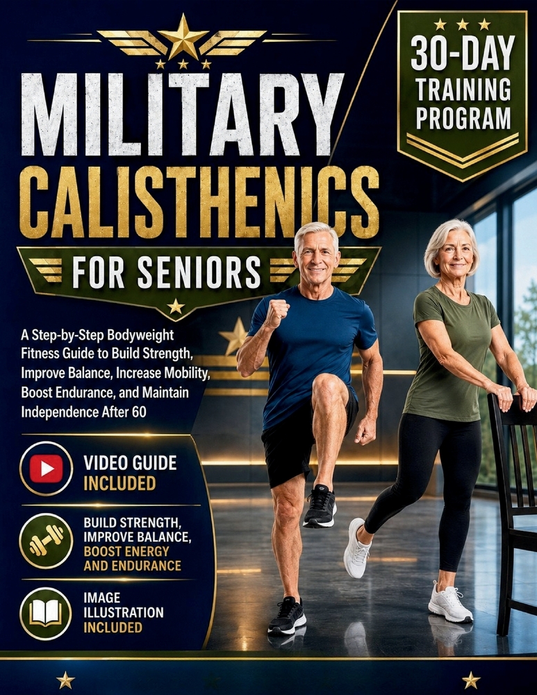 Military Calisthenics for Seniors: A Step-by-Step Bodyweight Fitness Guide to Build Strength, Improve Balance, Increase Mobility, Boost Endurance, and cover