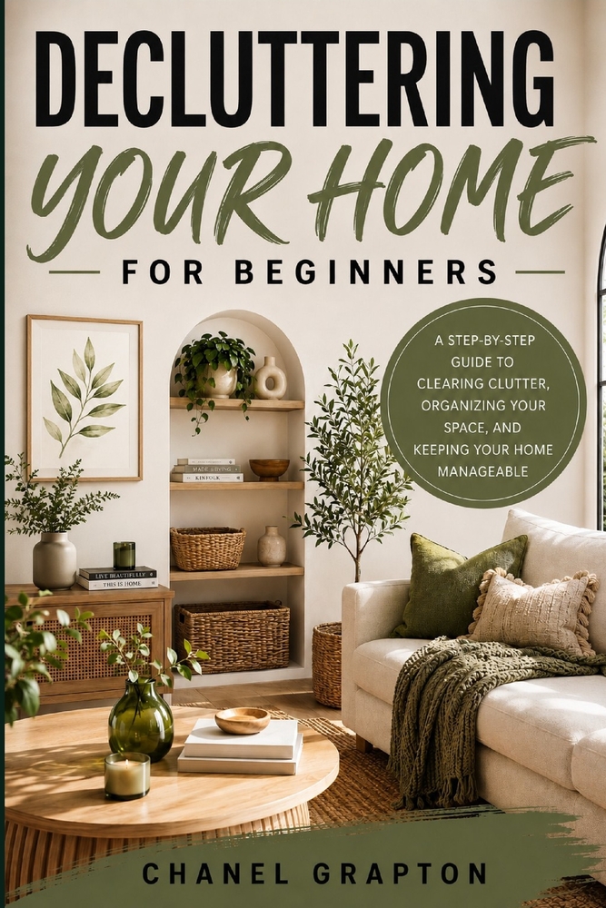 Decluttering Your Home for Beginners: A Step-by-Step Guide to Clearing Clutter, Organizing Your Space, and Keeping Your Home Manageable cover