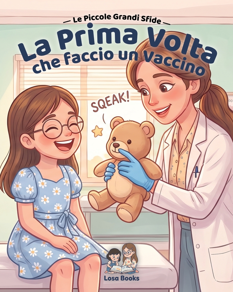 La prima volta che faccio un vaccino: Una storia per affrontare il vaccino con serenità cover