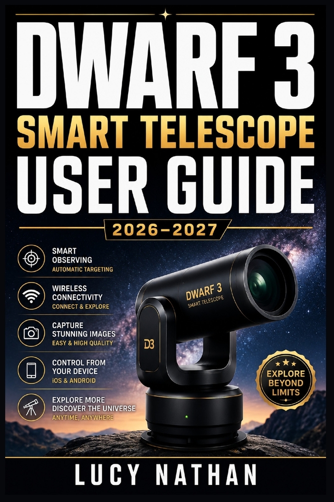 Dwarf 3 Smart Telescope User Guide 2026-2027: From Unboxing to Deep-Space Imaging - Setup, App Connection, Maintenance and Troubleshooting for the Aut cover