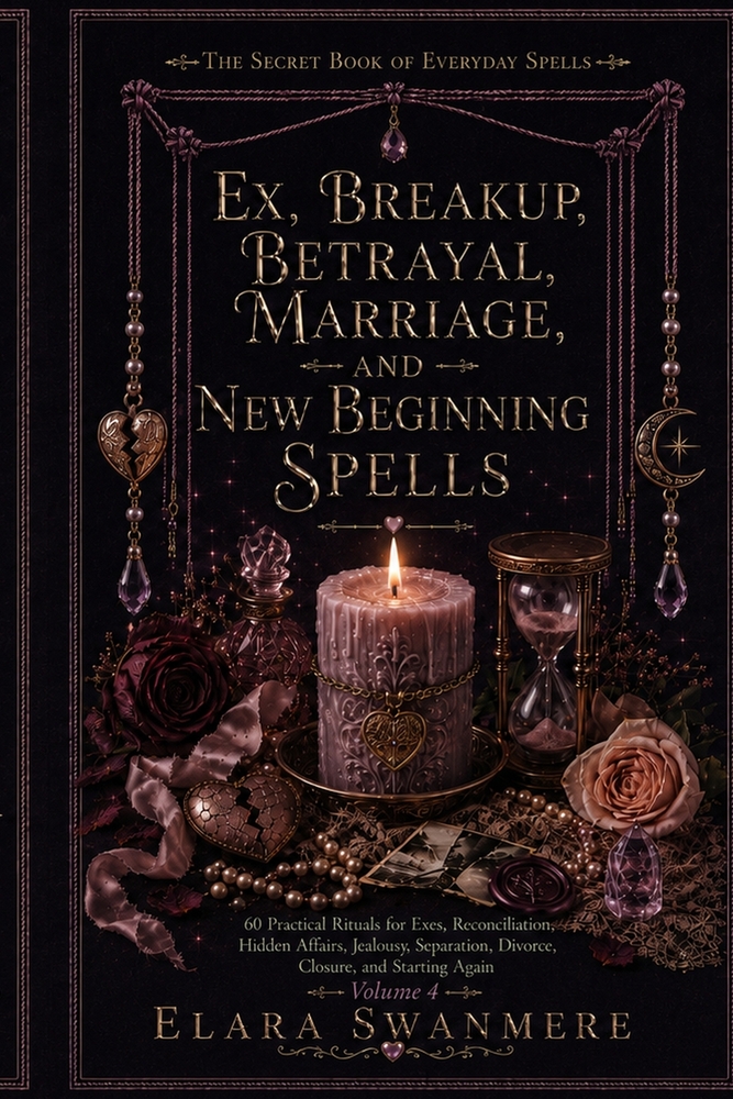 Ex, Breakup, Betrayal, Marriage, and New Beginning Spells: 60 Practical Rituals for Exes, Reconciliation, Hidden Affairs, Jealousy, Separation, Divorc cover