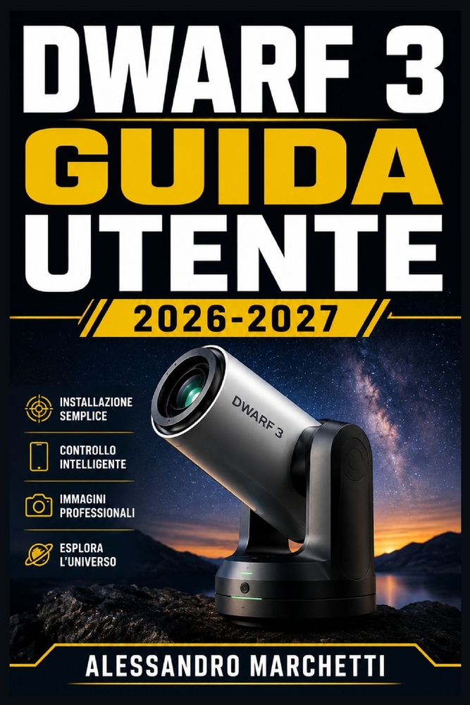 Dwarf 3 Guida Utente 2026-2027: Configurazione, Astrofotografia e Funzionalità Avanzate per Principianti ed Esperti cover