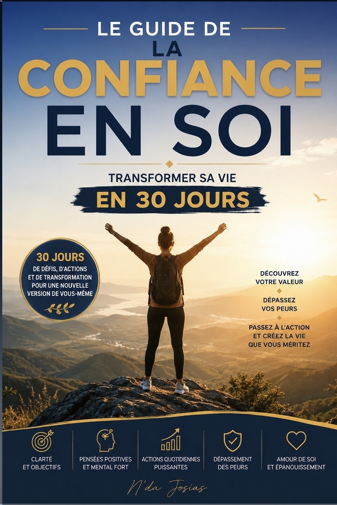 Le Guide de la Confiance en Soi: Transformer sa Vie en 30 Jours: Le programme pratique pour développer une confiance durable, vaincre vos peurs, passe cover