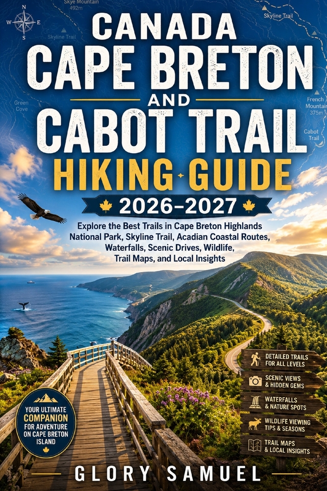 Canada Cape Breton and Cabot Trail Hiking Guide 2026-2027: Explore the Best Trails in Cape Breton Highlands National Park, Skyline Trail, Acadian Coas cover