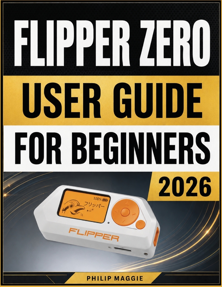 Flipper Zero User Guide For Beginners 2026: Master Setup, Device Settings, Wireless Features, Automation, and Troubleshooting cover