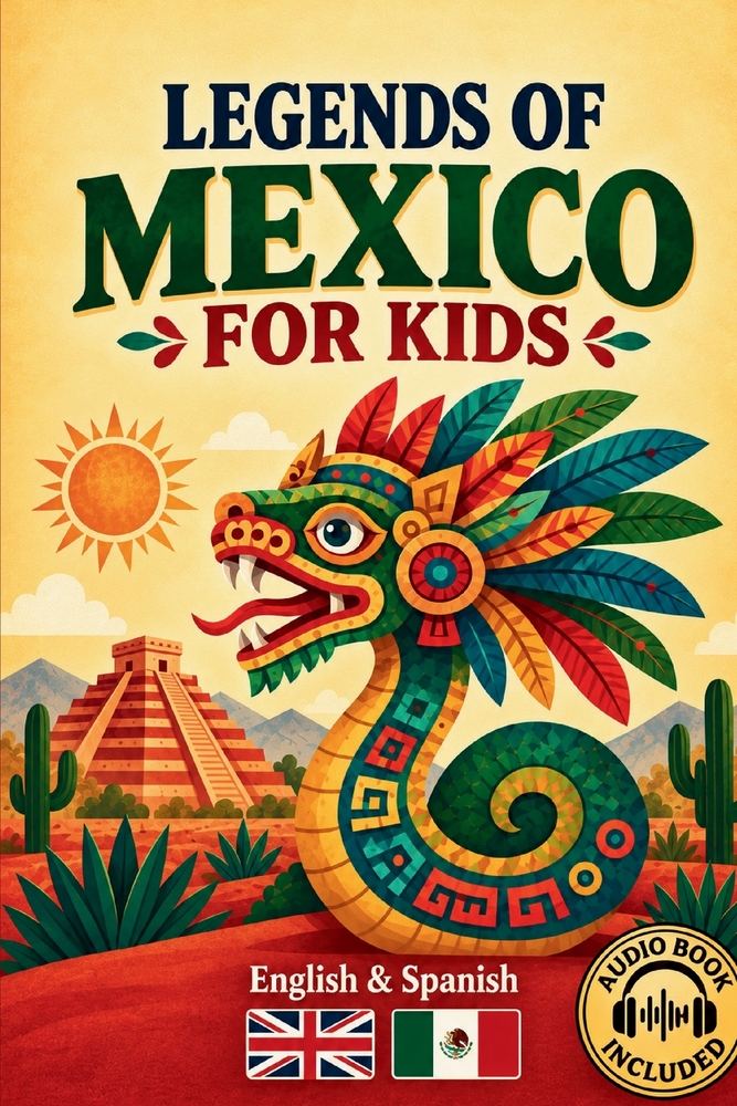 Legends of Mexico for Kids: Bilingual Mexican Folktales for Young Readers (English-Spanish Edition) cover