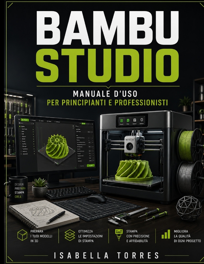Bambu Studio Manuale d'Uso Per Principianti E Professionisti cover