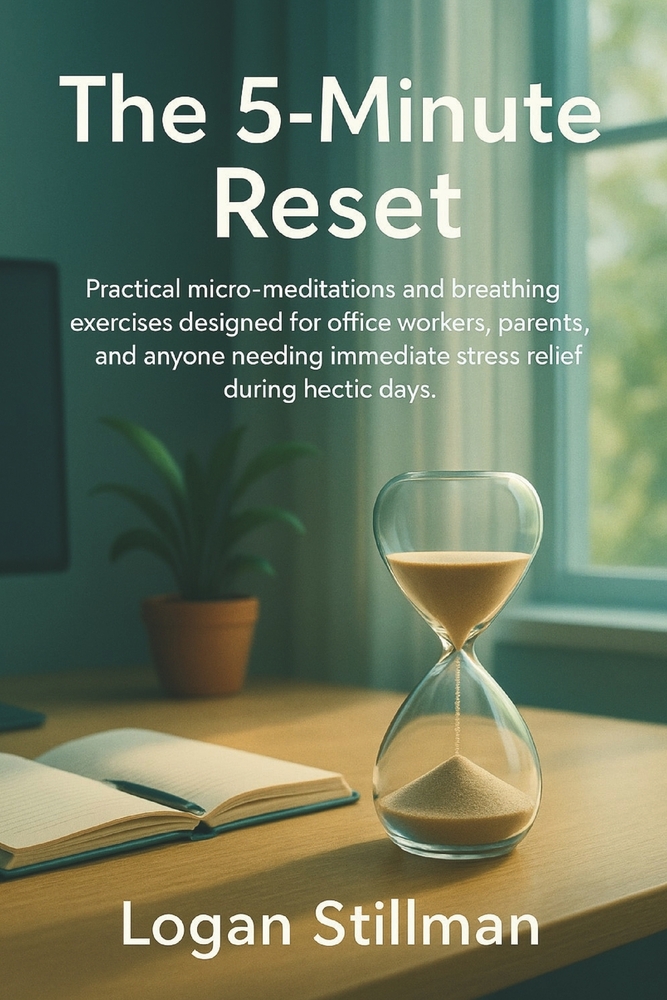 The 5-Minute Reset: Practical Micro-Meditations and Breathing Exercises Designed for Office Workers, Parents, and Anyone Needing Immediate Stress Reli cover