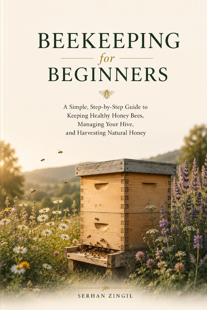 Beekeeping for Beginners: A Practical Guide to Raising Healthy Honey Bees, Understanding the Hive, Harvesting Your First Honey, and Building a Thrivin cover