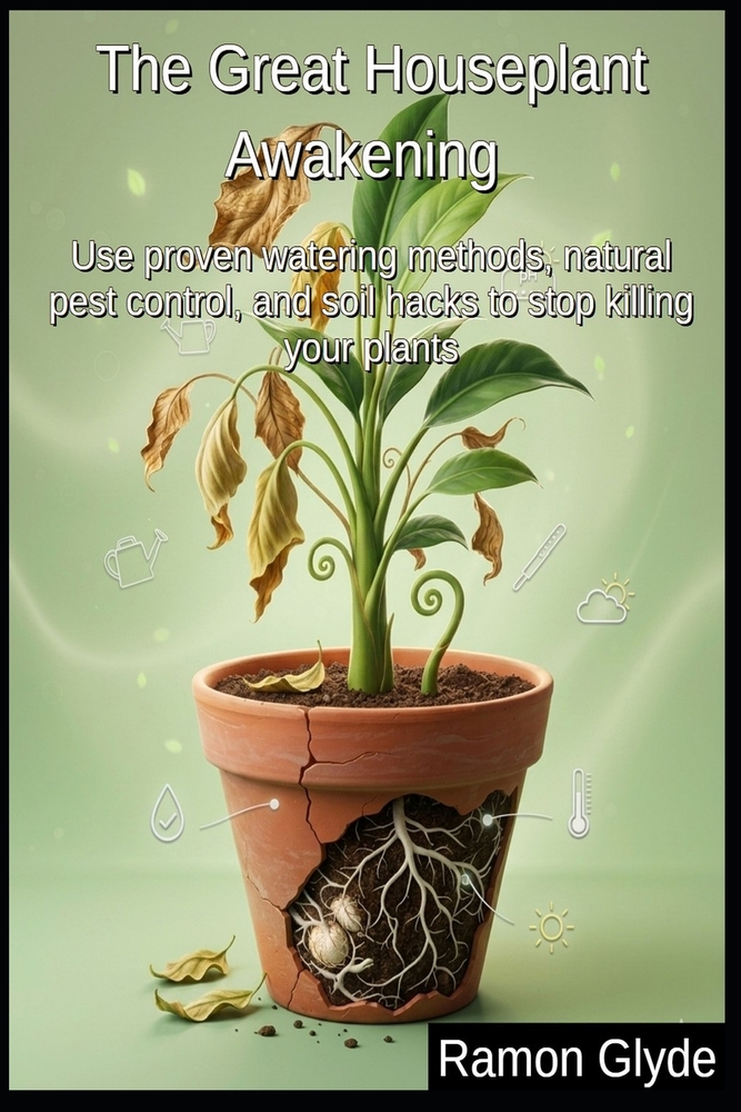 The Great Houseplant Awakening: Use proven watering methods, natural pest control, and soil hacks to stop killing your plants cover