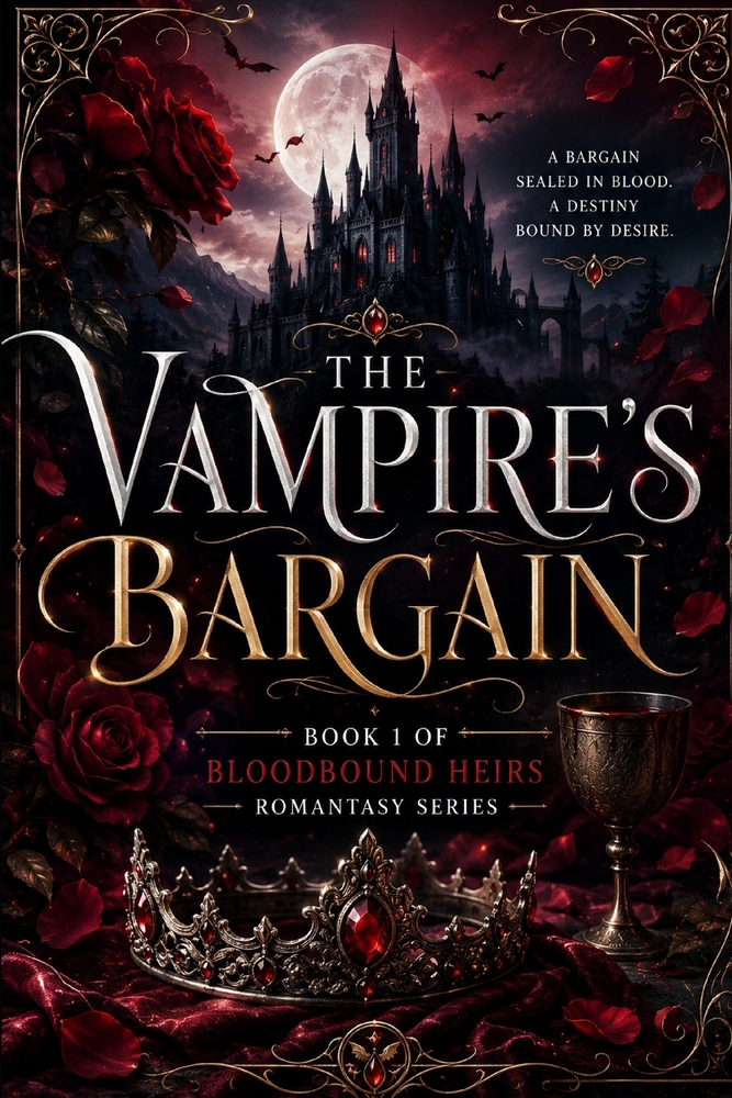 The Vampire's Bargain - Book 1 of Bloodbound Heirs Romantasy Series cover