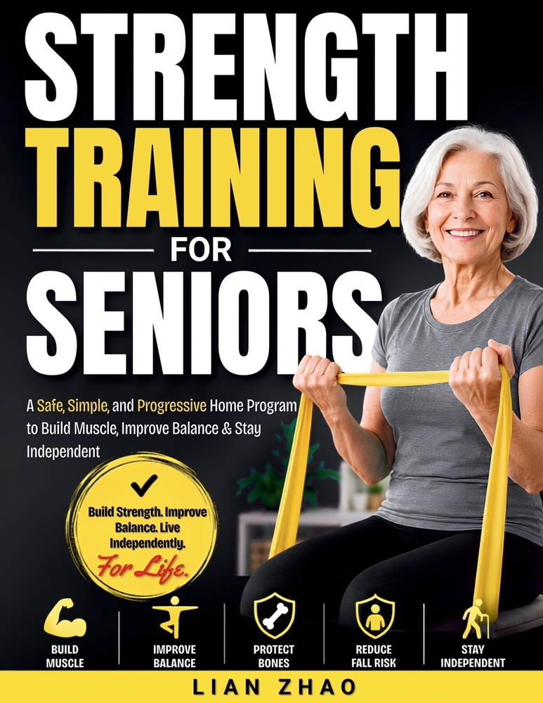 Strength Training for Seniors: A Step-by-Step Home Fitness Guide for Adults 60+ to Rebuild Muscle, Boost Balance, Strengthen Bones, and Stay Independe cover