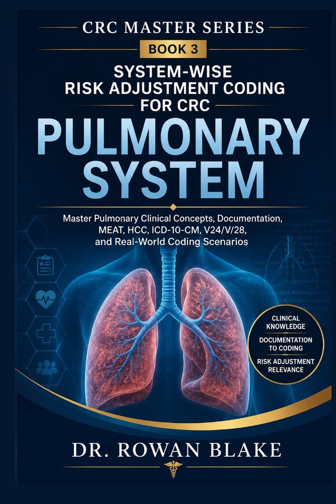 System-Wise Risk Adjustment Coding for CRC: Master Clinical Concepts, Documentation, MEAT, HCC, ICD-10-CM, and Real-World Coding Scenarios cover