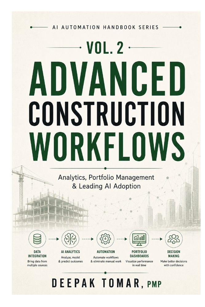 Advanced Construction Workflows: Analytics, Portfolio Management, and Leading AI Adoption cover