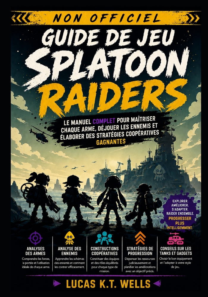 Guide de Jeu Splatoon Raiders (Non officiel): Le Manuel Complet pour Maîtriser Chaque Arme, Déjouer les Ennemis et Élaborer des Stratégies Coopérative cover