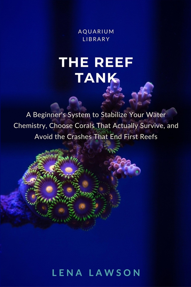 The Reef Tank: A Beginner's System to Stabilize Your Water Chemistry, Choose Corals That Actually Survive, and Avoid the Crashes That End First Reefs cover