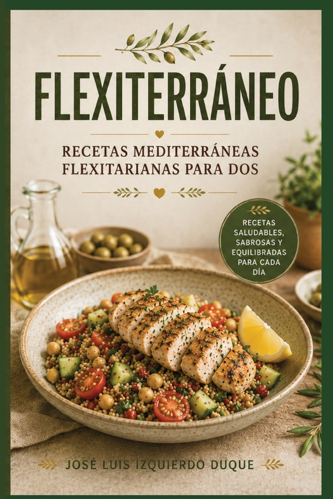 Flexiterráneo: Recetas mediterráneas flexitarianas para dos cover