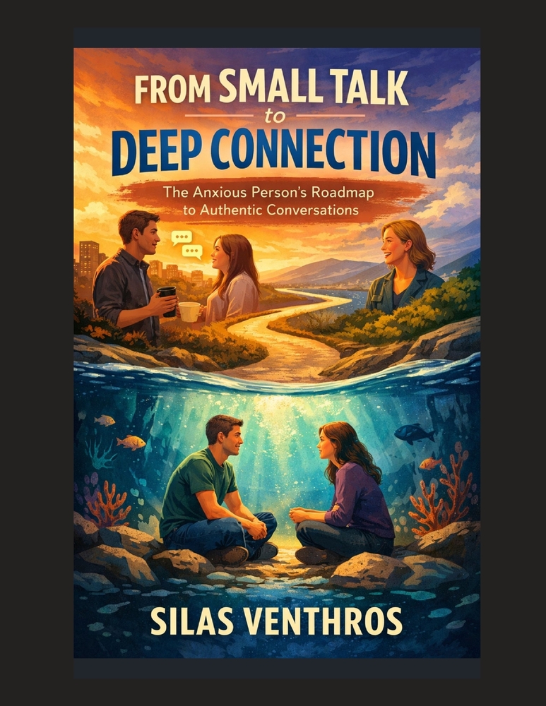 From Small Talk to Deep Connection: The Anxious Person's Roadmap to Authentic Conversations cover