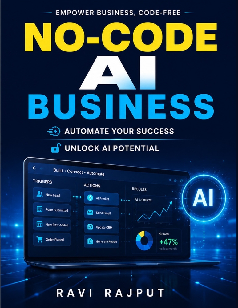 No-Code AI Business: No-Code Platforms Zero-Code Solutions AI Business Automation Scale AI Business AI Entrepreneurship AI in Industry AI Tools for Bu cover
