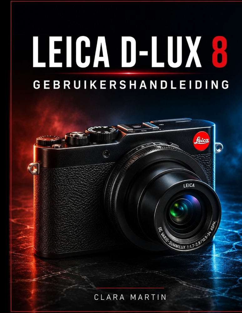 Leica D-Lux 8 Gebruikershandleiding: Een uitgebreide handleiding voor installatie, bediening, functies en creatieve fotografie. cover