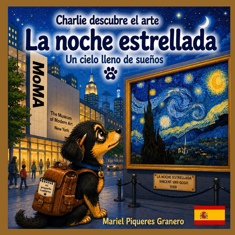 Charlie y la Noche Estrellada. Un cielo lleno de sueños: Colección: Charlie descubre el arte cover