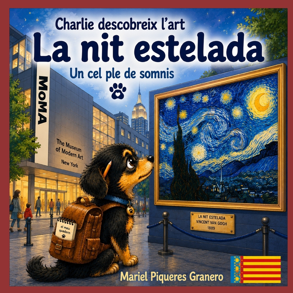 Charlie i La Nit Estrellada. Un cel ple de somnis: Col-lecció Charlie descobreix l'art cover