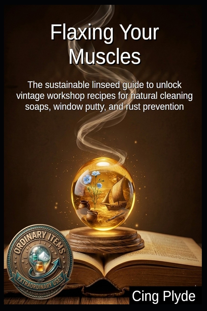 Flaxing Your Muscles: The sustainable linseed guide to unlock vintage workshop recipes for natural cleaning soaps, window putty, and rust prevention cover
