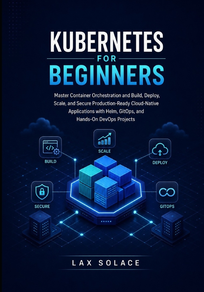 Kubernetes for Beginners: Master Container Orchestration and Build, Deploy, Scale, and Secure Production-Ready Cloud-Native Applications with Helm, Gi cover