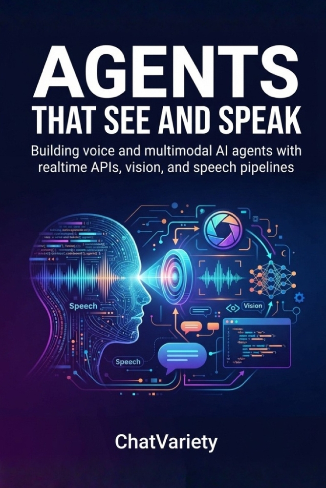 Agents That See and Speak: Building voice and multimodal AI agents with realtime APIs, vision, and speech pipelines cover