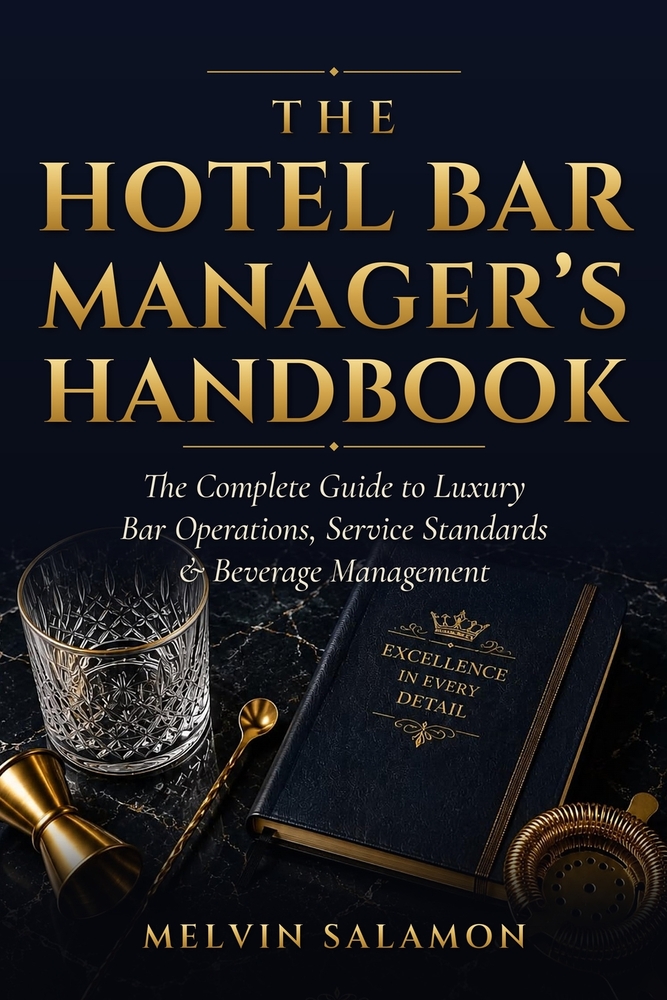 The Hotel Bar Manager's Handbook: The Complete Guide to Luxury Bar Operations, Service Standards & Beverage Management cover