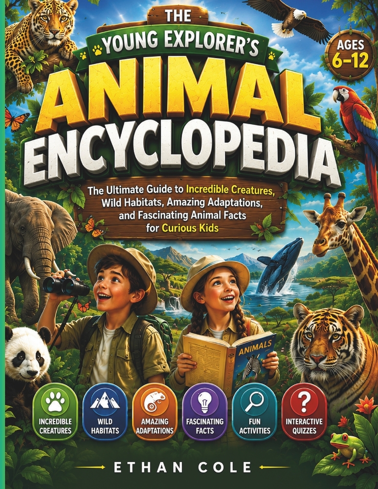 The Young Explorer's Animal Encyclopedia: The Ultimate Guide to Incredible Creatures, Wild Habitats, Amazing Adaptations, and Fascinating Animal Facts cover