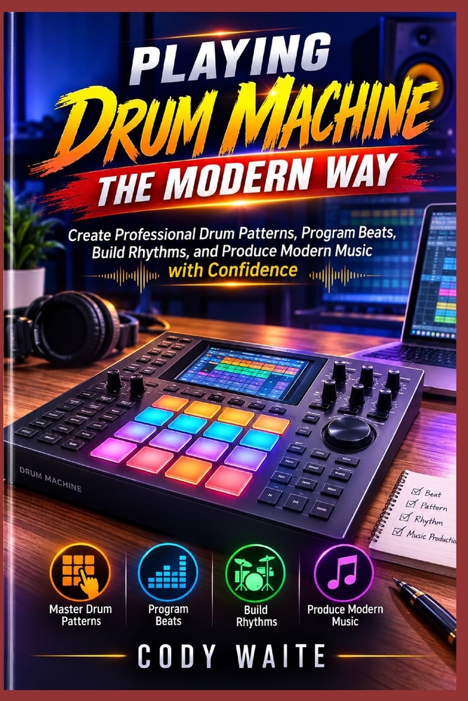 Playing Drum Machine the Modern Way: Create Professional Drum Patterns, Program Beats, Build Rhythms, and Produce Modern Music with Confidence cover