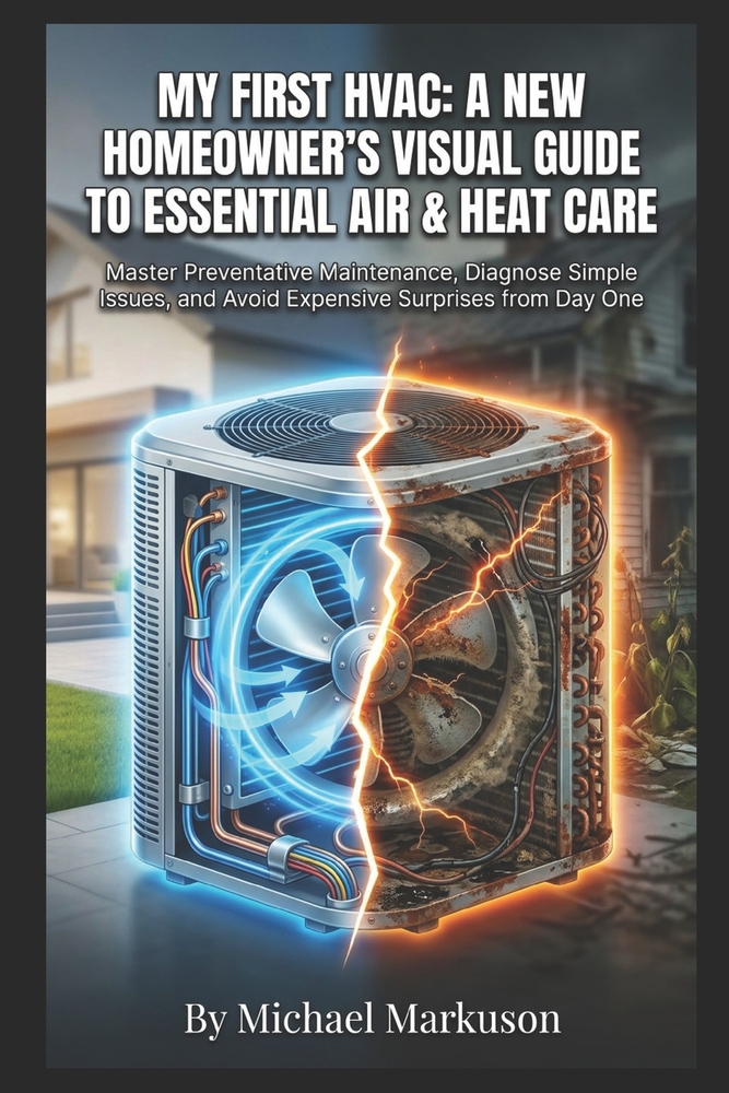 My First HVAC: A New Homeowner's Visual Guide to Essential Air & Heat Care: Master Preventative Maintenance, Diagnose Simple Issues, and Avoid Expensi cover