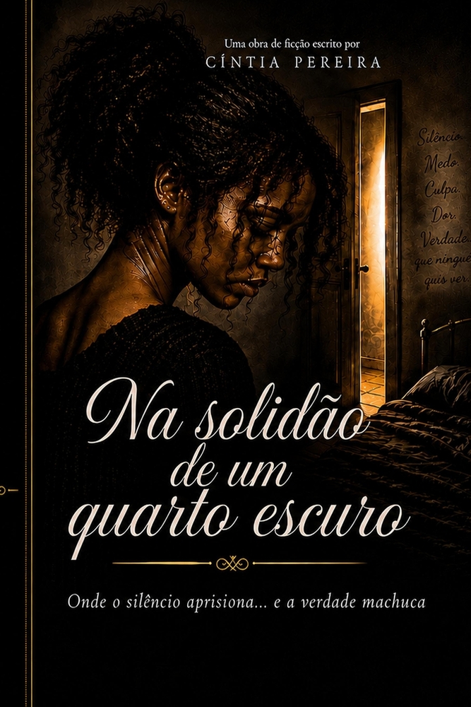 Na Solidão de um Quarto Escuro: Onde o silêncio aprisiona... e a verdade machuca cover