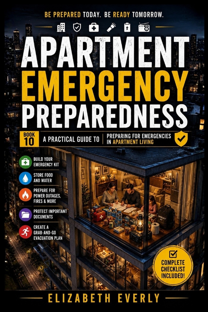 Apartment Emergency Preparedness: preparation for small-space living cover
