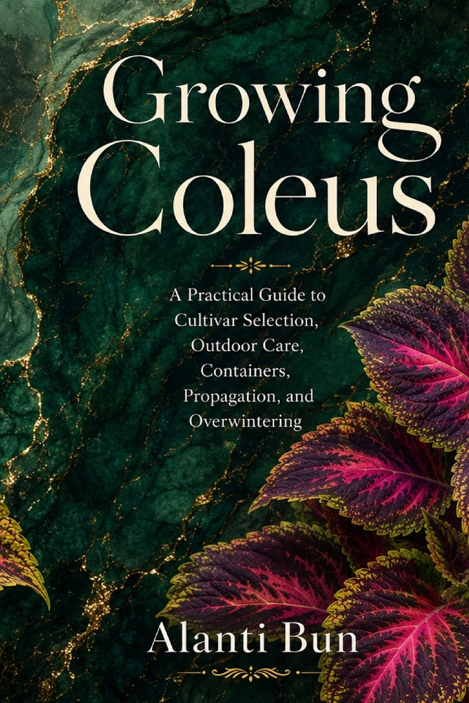 Growing Coleus: A Practical Guide to Cultivar Selection, Outdoor Care, Containers, Propagation, and Overwintering cover