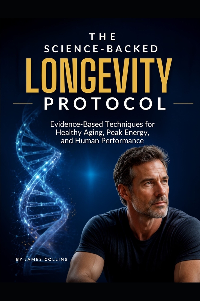 The Science-Backed Longevity Protocol: Evidence-Based Techniques for Healthy Aging, Peak Energy, and Human Performance cover