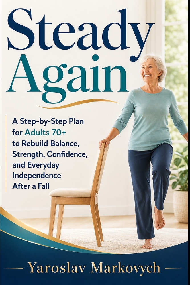 Steady Again: A Step-by-Step Plan for Adults 70+ to Rebuild Balance, Strength, Confidence, and Everyday Independence After a Fall cover