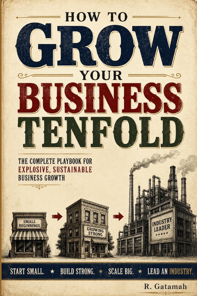 How to Grow Your Business Tenfold: The Complete Playbook for Explosive Expansion, Scalable Systems, and Sustainable Leadership cover