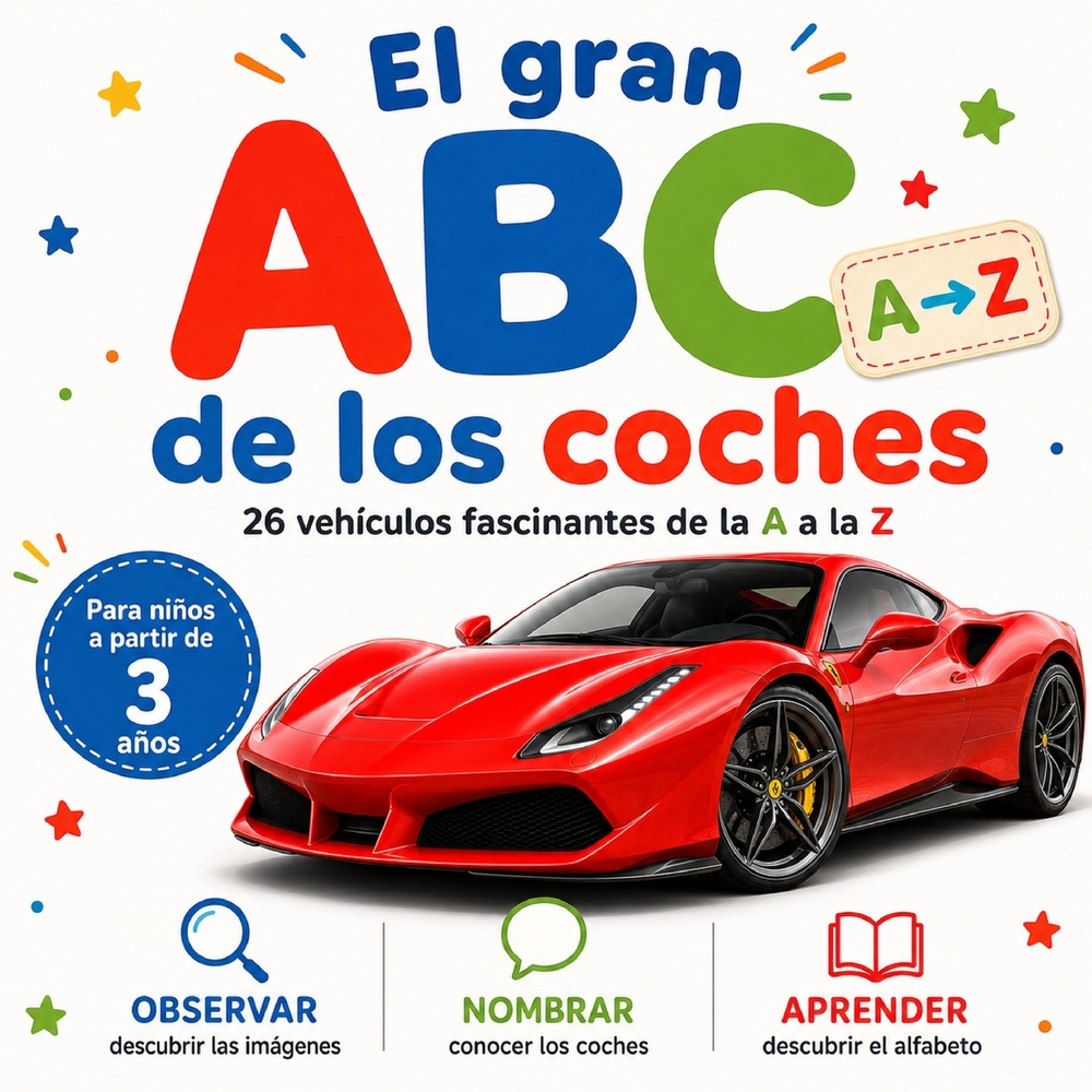 El gran ABC de los coches: 26 vehículos fascinantes de la A a la Z cover